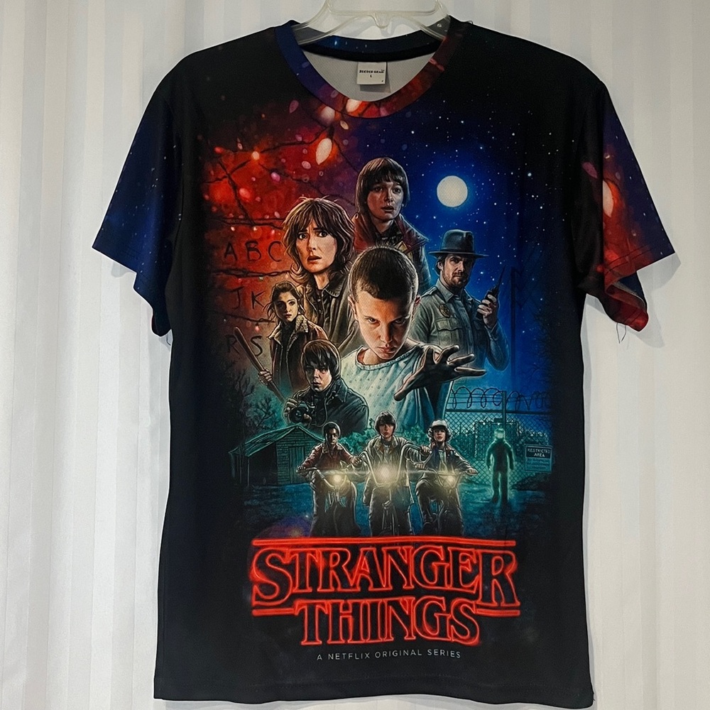 Stranger Things Graphic Short Sleeve Shirt